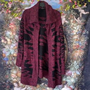 Express Aztec Southwestern Cardigan